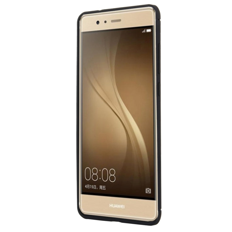 HAWEEL For Huawei  P9 Plus Brushed Carbon Fiber Texture Shockproof TPU Protective Case