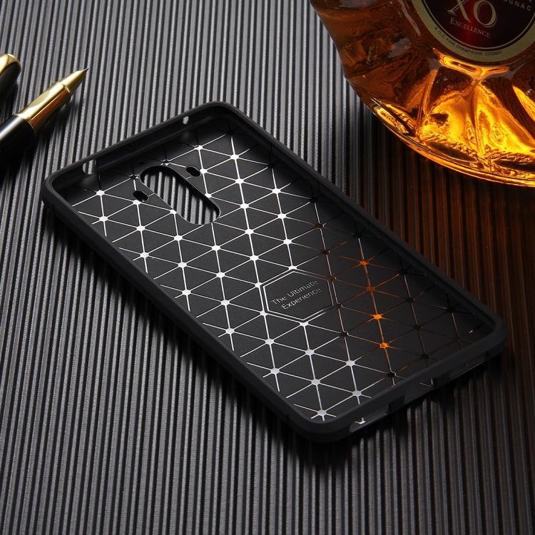 HAWEEL For Huawei  Mate 9 Brushed Carbon Fiber Texture Shockproof TPU Protective Case(Black)