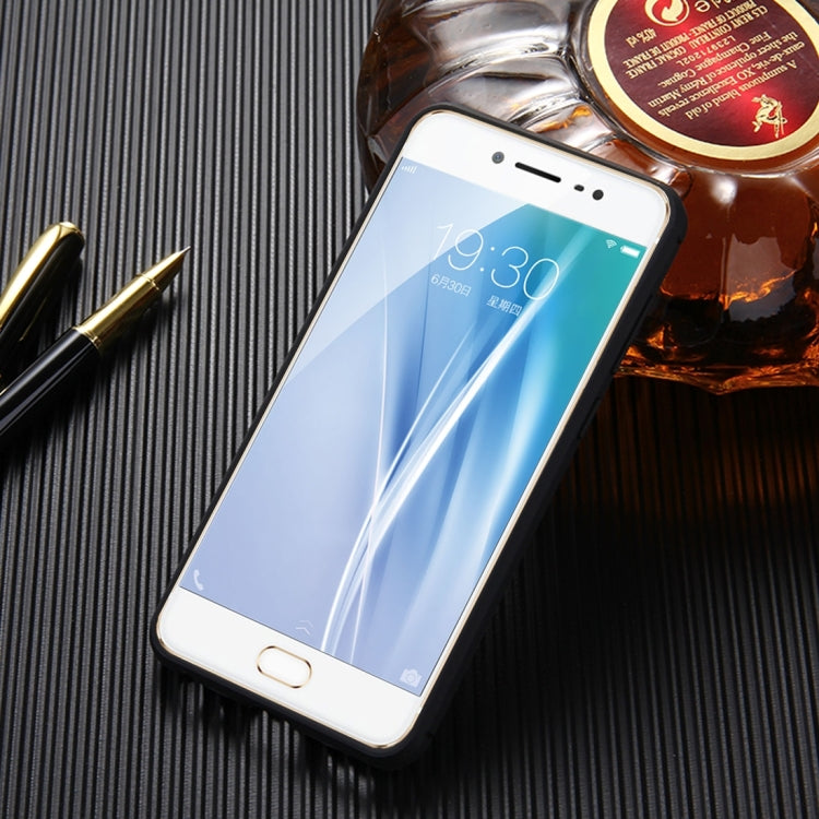 HAWEEL for Vivo X7 Plus Brushed Carbon Fiber Texture Shockproof TPU Protective Case