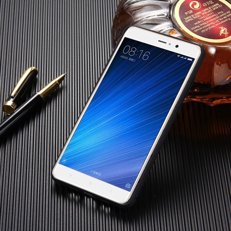 HAWEEL for  Xiaomi MI 5s Plus Brushed Carbon Fiber Texture Shockproof TPU Protective Case(Black)