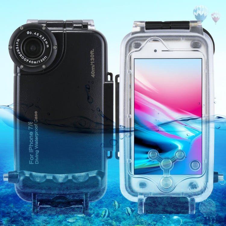 [UAE Warehouse] HAWEEL 40m/130ft Diving Case for iPhone 7 & 8, Photo Video Taking Underwater Housing Cover