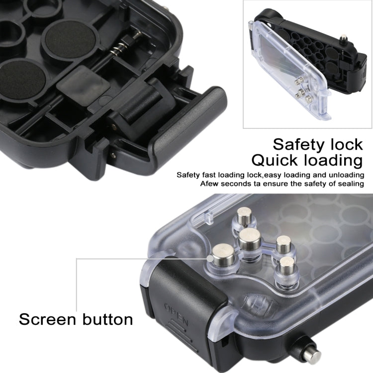 [UAE Warehouse] HAWEEL 40m/130ft Diving Case for iPhone 7 & 8, Photo Video Taking Underwater Housing Cover
