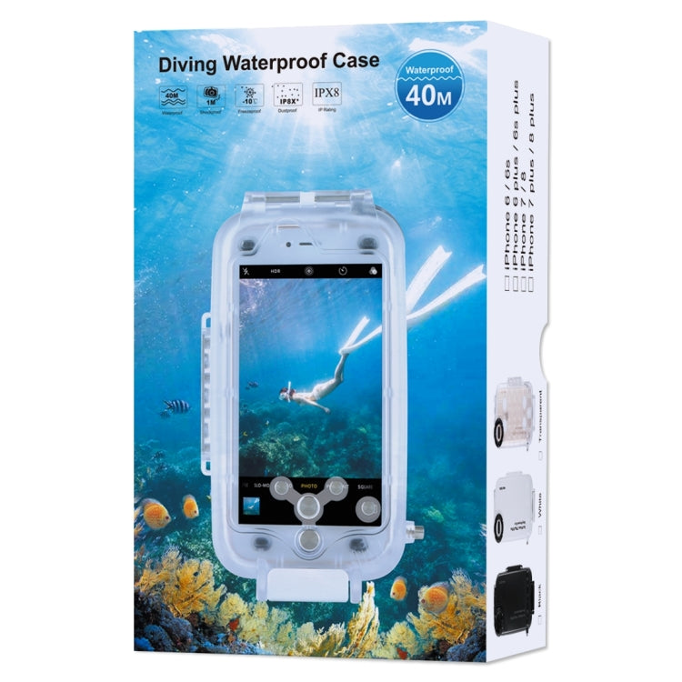 [UAE Warehouse] HAWEEL 40m/130ft Diving Case for iPhone 7 & 8, Photo Video Taking Underwater Housing Cover