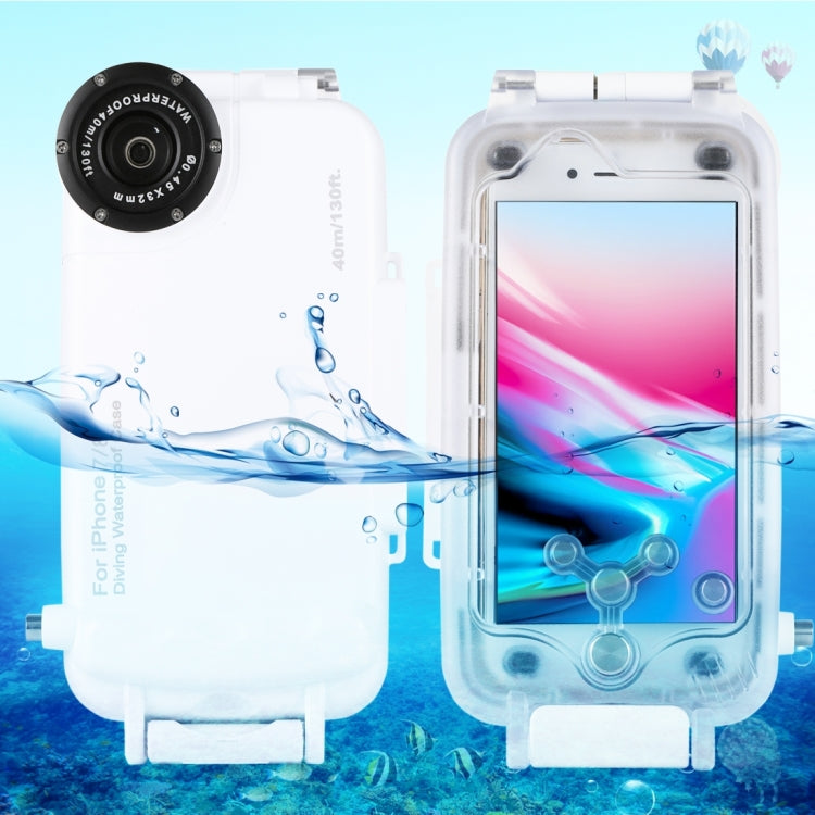 [UAE Warehouse] HAWEEL 40m/130ft Diving Case for iPhone 7 & 8, Photo Video Taking Underwater Housing Cover