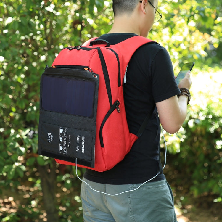 HAWEEL 7W Foldable Solar Panel Charger with USB Port