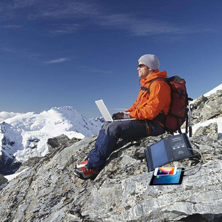 HAWEEL 7W Foldable Solar Panel Charger with USB Port