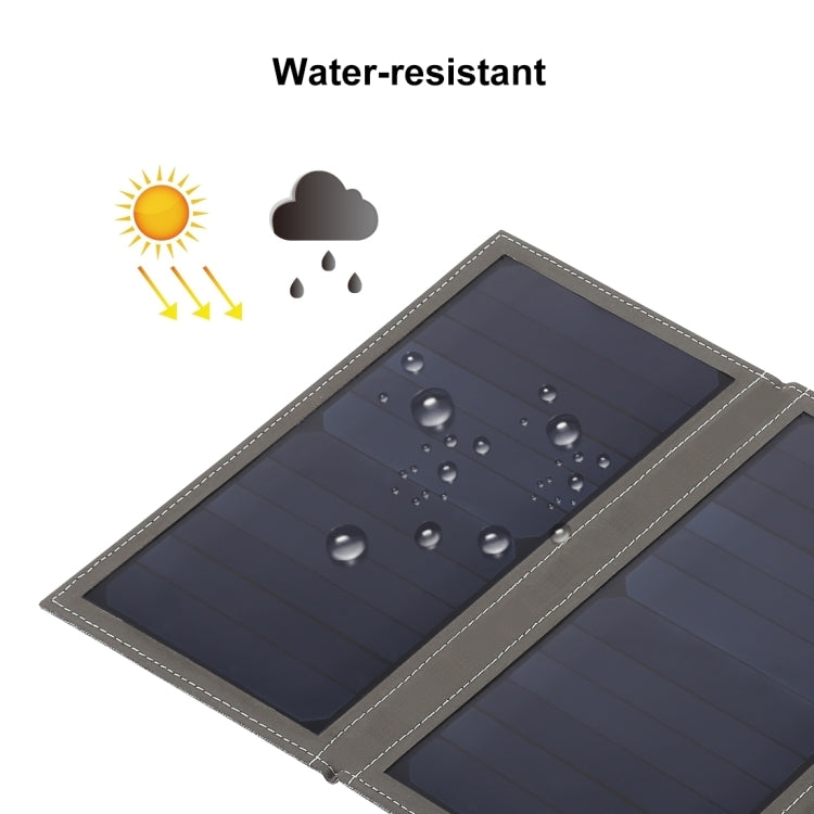 HAWEEL 21W Foldable Solar Panel Charger with 5V 2.9A Max Dual USB Ports