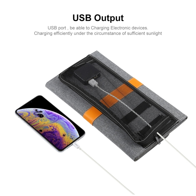 HAWEEL 28W Foldable Solar Panel Charger with 5V 2.9A Max Dual USB Ports