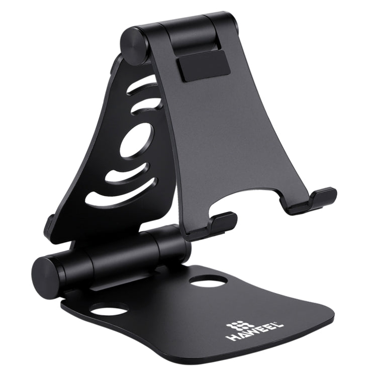 HAWEEL 360 Degree Rotation Foldable Adjustable Pivot Aluminium Desktop Holder, For iPad, iPhone, Galaxy, Huawei, Xiaomi, HTC, Sony, and other Mobile Phones, Laptops or Tablets