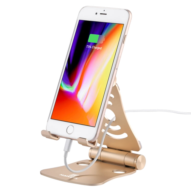 HAWEEL 360 Degree Rotation Foldable Adjustable Pivot Aluminium Desktop Holder, For iPad, iPhone, Galaxy, Huawei, Xiaomi, HTC, Sony, and other Mobile Phones, Laptops or Tablets
