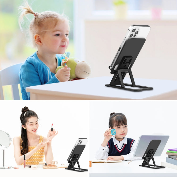 HAWEEL Adjustable Lifting Folding Portable Live Broadcast Desktop Plastic Holder