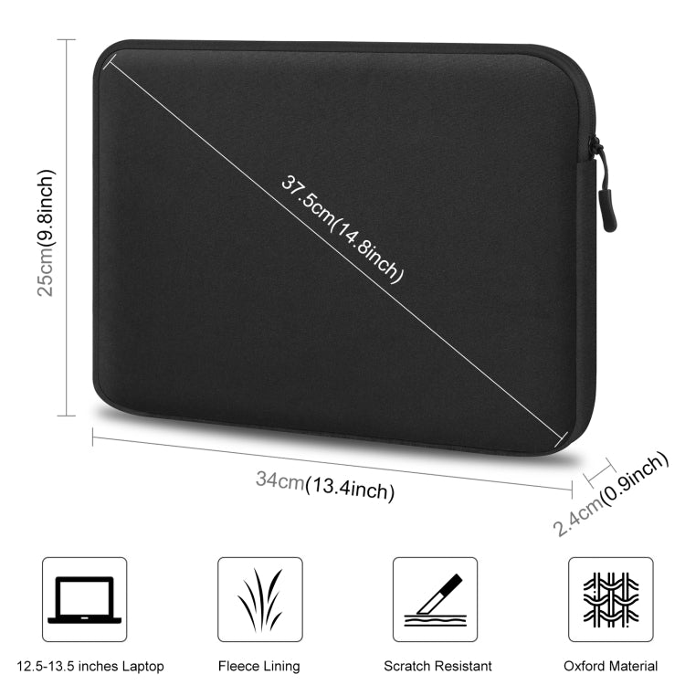 HAWEEL 13 inch Laptop Sleeve Case Zipper Briefcase Bag for 12.5-13.5 inch Laptop