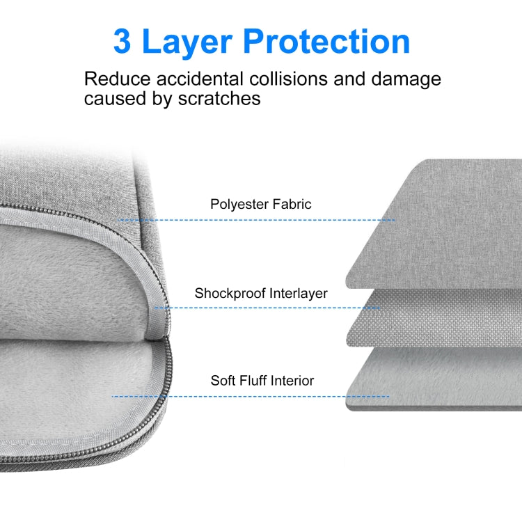 HAWEEL 15 inch Laptop Sleeve Case Zipper Briefcase Bag for 14-15 inch Laptop