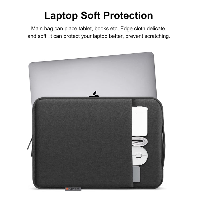 HAWEEL Laptop Sleeve Case Zipper Briefcase Bag with Handle for 12.5-13.5 inch Laptop