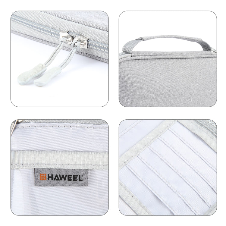 HAWEEL Passport Wallet Document Organizer Credit Cards Case Bag with Handle