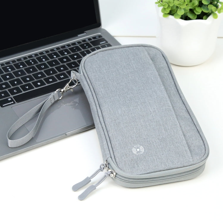 HAWEEL Clutch Bag Passport Wallet Document Organizer Credit Cards Case Bag