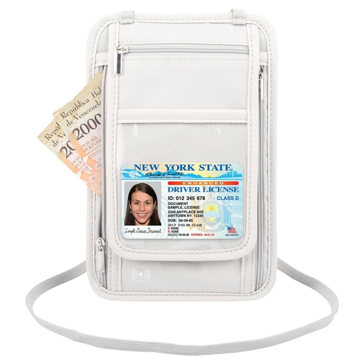 HAWEEL Neck Passport Wallet Bag Document Organizer Credit Cards Case Bag