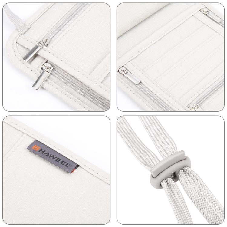 HAWEEL Neck Passport Wallet Bag Document Organizer Credit Cards Case Bag
