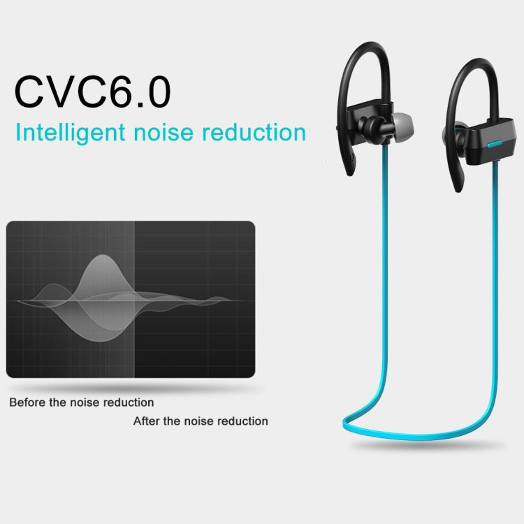 HAWEEL Anti Sweat Noise Cancelling Wireless Bluetooth 4.1 Earbud Stereo Earphone In-ear Headphone Sports Headset(Green)