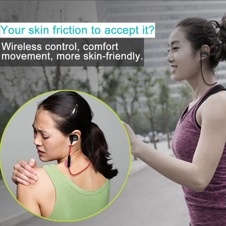 HAWEEL Anti Sweat Noise Cancelling Wireless Bluetooth 4.1 Earbud Stereo Earphone In-ear Headphone Sports Headset(Green)