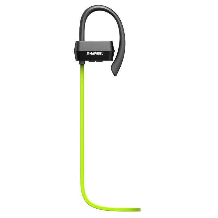HAWEEL Anti Sweat Noise Cancelling Wireless Bluetooth 4.1 Earbud Stereo Earphone In-ear Headphone Sports Headset(Green)