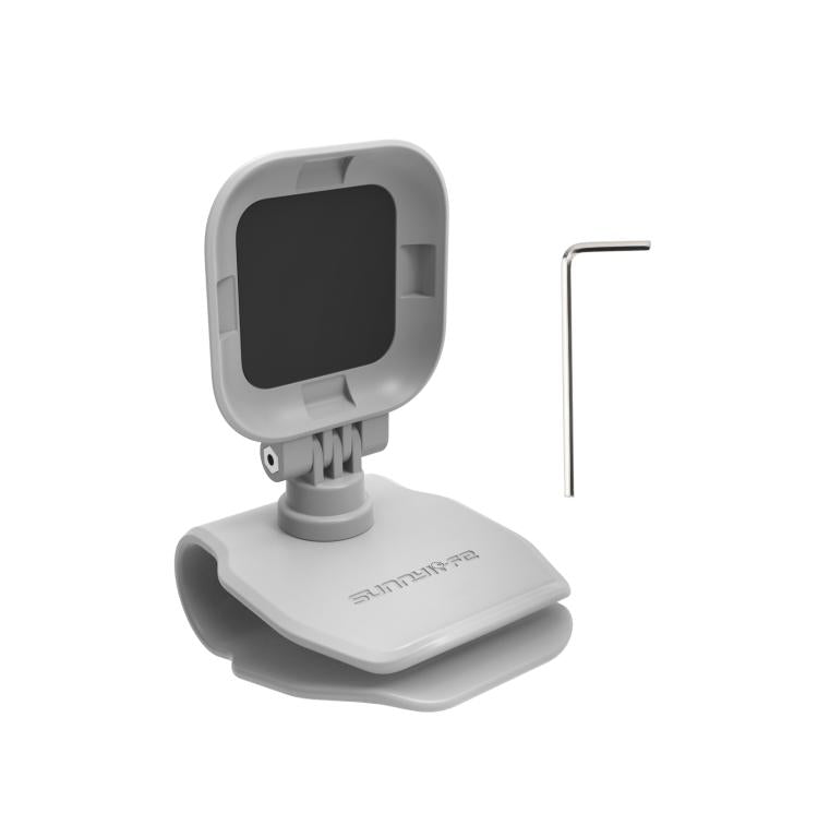 For Insta360 GO Ultra Sunnylife Magnetic Car Sun Visor Mount Action Camera Holder 360 Rotating 180 Tilt Sun Visor Holder  - Grey
