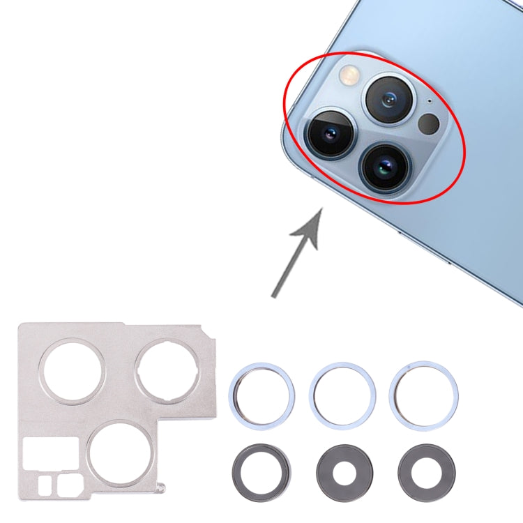 Camera Lens Cover With Retaining Bracket for iPhone 13 Pro Max