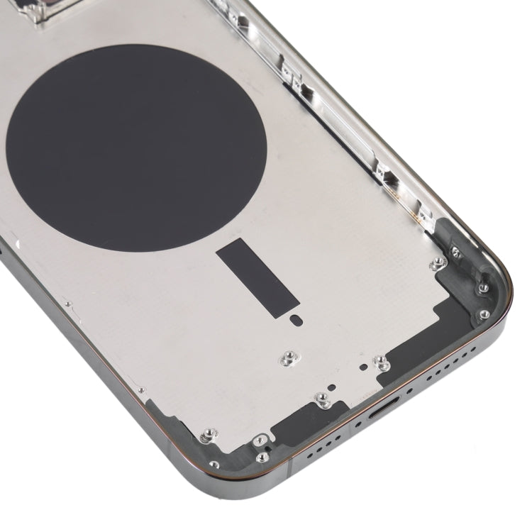Back Housing Cover with SIM Card Tray & Side  Keys & Camera Lens for iPhone 13 Pro Max