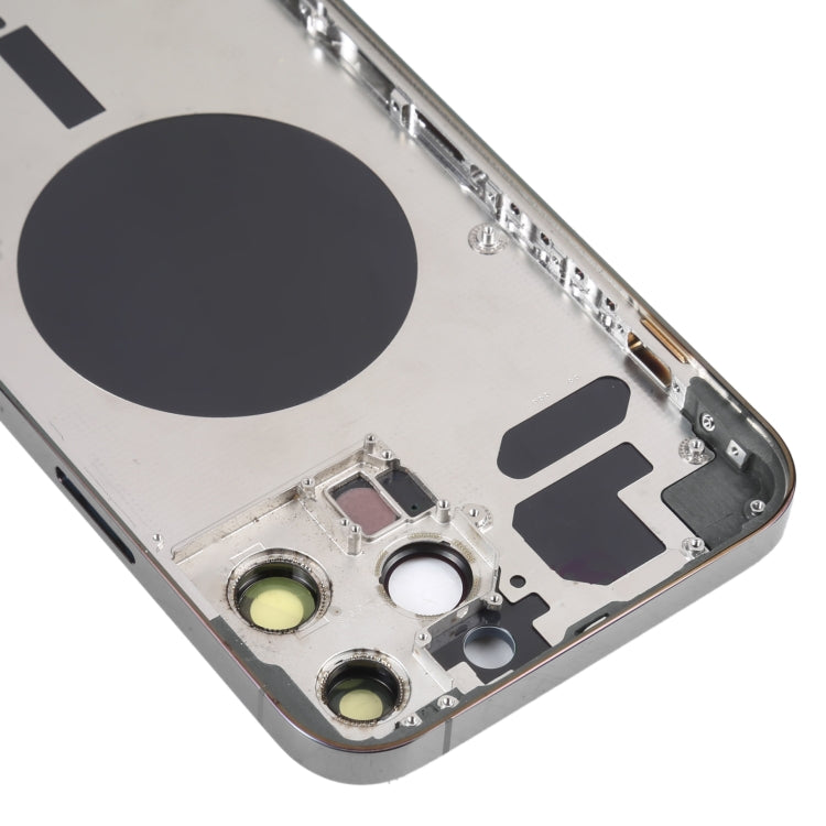 Back Housing Cover with SIM Card Tray & Side  Keys & Camera Lens for iPhone 13 Pro Max
