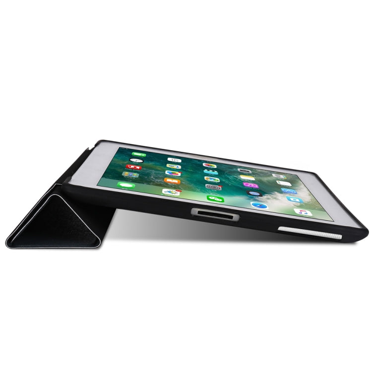 Blue Tree Pattern Horizontal Flip PU Leather Case for iPad 4 / 3 / 2, with Three-folding Holder & Honeycomb TPU Cover