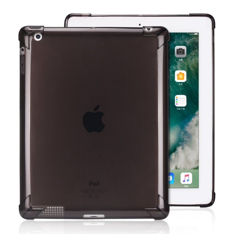 Highly Transparent TPU Full Thicken Corners Shockproof Protective Case for iPad 4 / 3 / 2