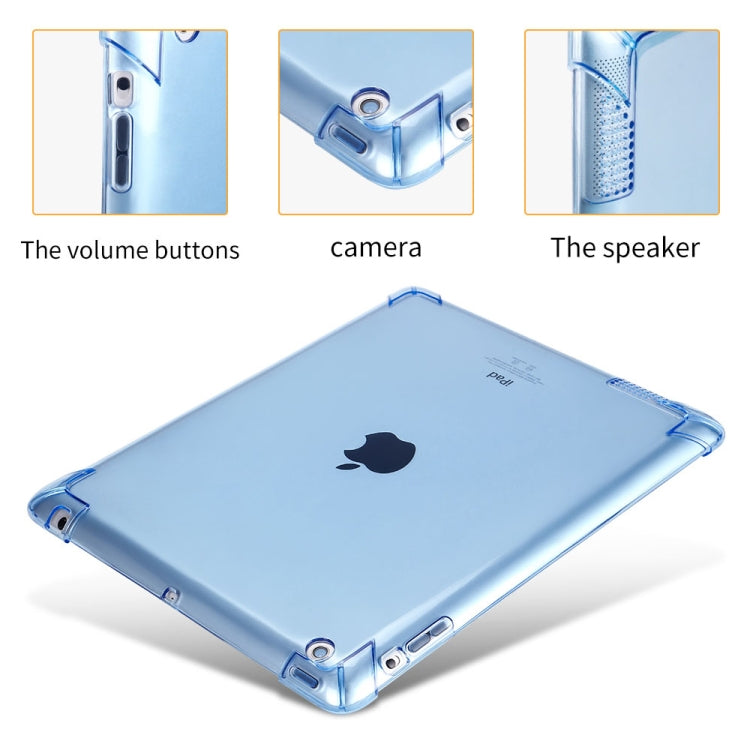 Highly Transparent TPU Full Thicken Corners Shockproof Protective Case for iPad 4 / 3 / 2