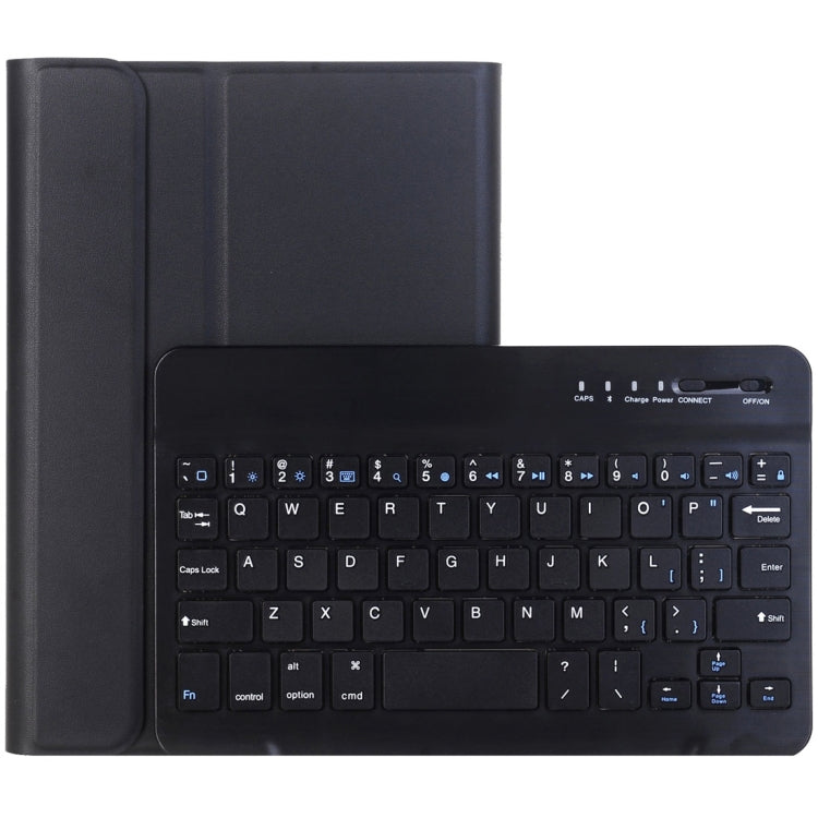 For iPad Mini 4 Ultra-thin ABS Bluetooth Keyboard Horizontal Flip Leather Tablet Case with Holder