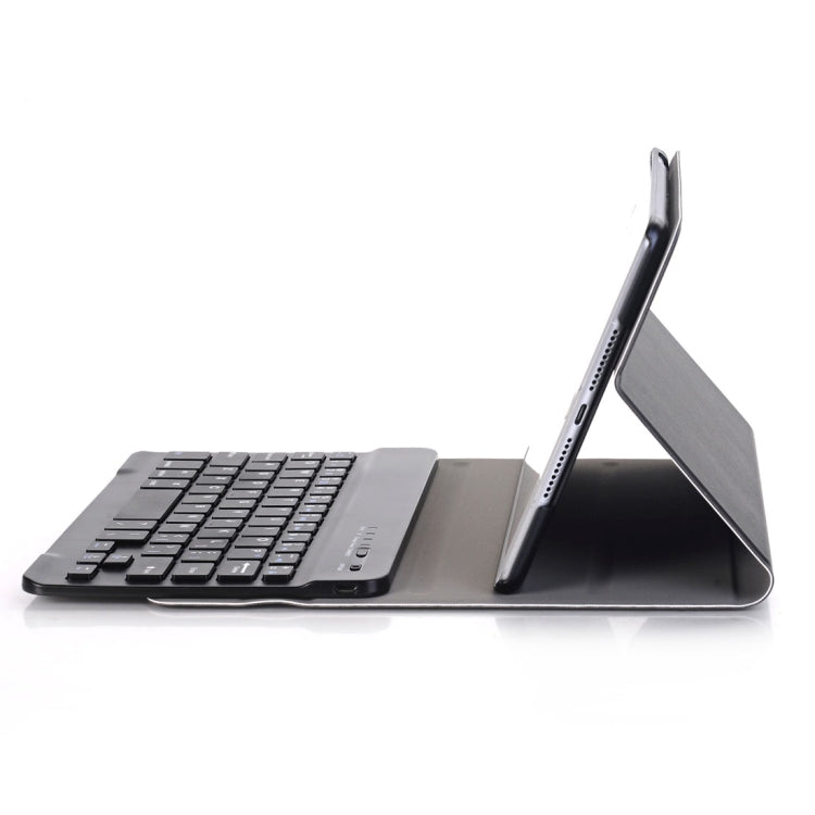 For iPad Mini 4 Ultra-thin ABS Bluetooth Keyboard Horizontal Flip Leather Tablet Case with Holder