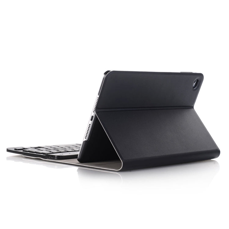 For iPad Mini 4 Ultra-thin ABS Bluetooth Keyboard Horizontal Flip Leather Tablet Case with Holder