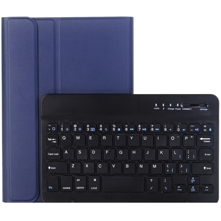 For iPad Mini 4 Ultra-thin ABS Bluetooth Keyboard Horizontal Flip Leather Tablet Case with Holder