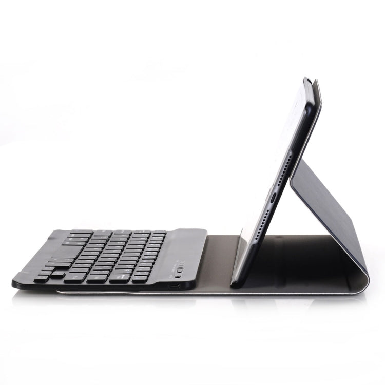 For iPad Mini 4 Ultra-thin ABS Bluetooth Keyboard Horizontal Flip Leather Tablet Case with Holder