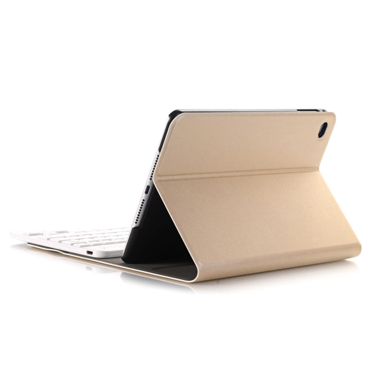 For iPad Mini 4 Ultra-thin ABS Bluetooth Keyboard Horizontal Flip Leather Tablet Case with Holder
