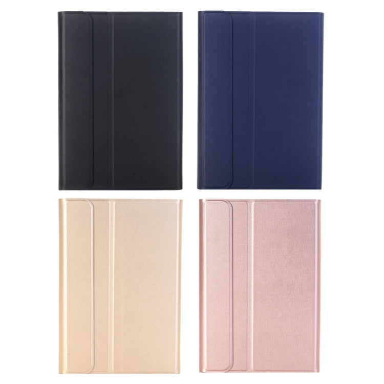 For iPad Mini 4 Ultra-thin ABS Bluetooth Keyboard Horizontal Flip Leather Tablet Case with Holder
