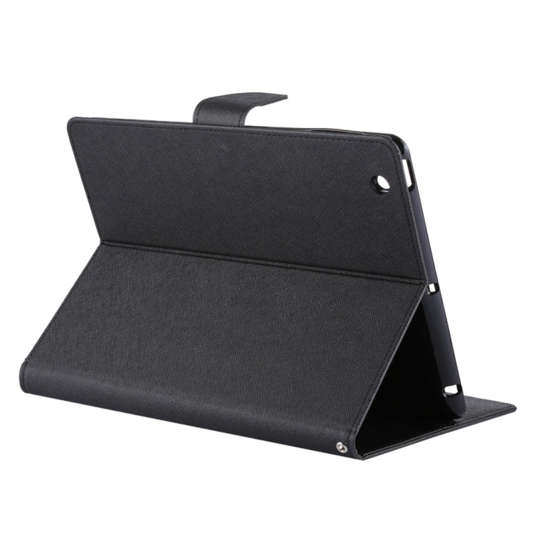 GOOSPERY FANCY DIARY for iPad 4 / 3 / 2 Cross Texture Leather Case with Holder & Card slots & Wallet