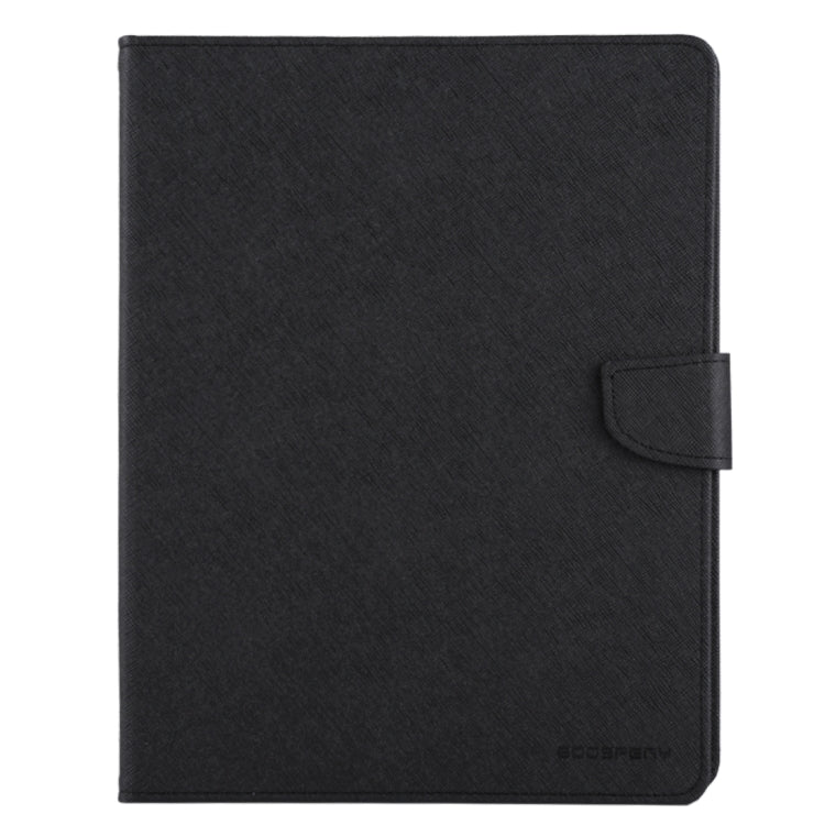 GOOSPERY FANCY DIARY for iPad 4 / 3 / 2 Cross Texture Leather Case with Holder & Card slots & Wallet