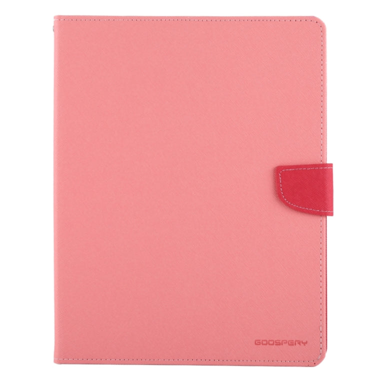 GOOSPERY FANCY DIARY for iPad 4 / 3 / 2 Cross Texture Leather Case with Holder & Card slots & Wallet