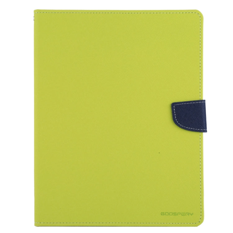 GOOSPERY FANCY DIARY for iPad 4 / 3 / 2 Cross Texture Leather Case with Holder & Card slots & Wallet