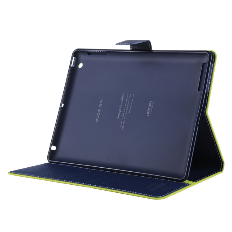GOOSPERY FANCY DIARY for iPad 4 / 3 / 2 Cross Texture Leather Case with Holder & Card slots & Wallet
