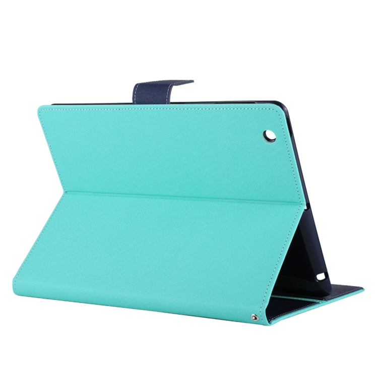 GOOSPERY FANCY DIARY for iPad 4 / 3 / 2 Cross Texture Leather Case with Holder & Card slots & Wallet