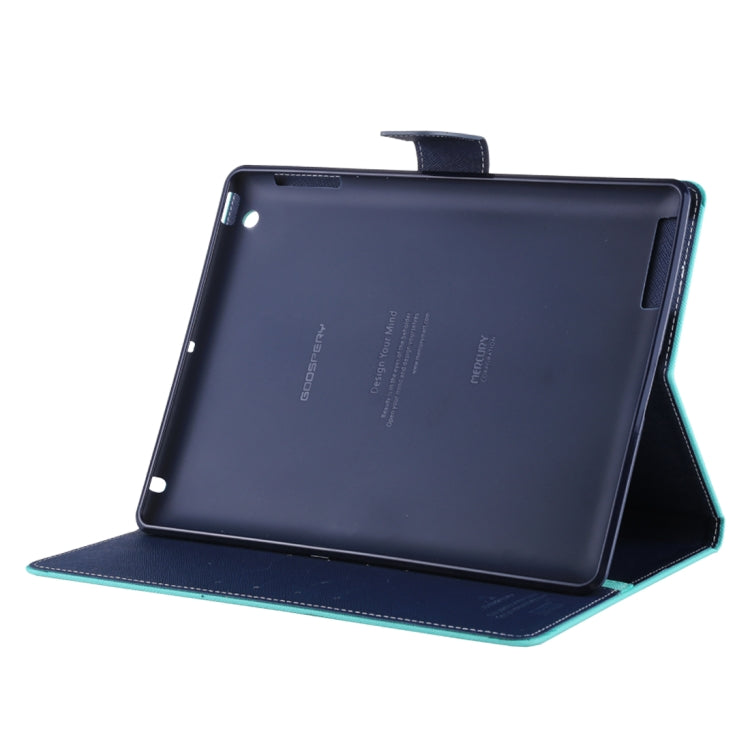 GOOSPERY FANCY DIARY for iPad 4 / 3 / 2 Cross Texture Leather Case with Holder & Card slots & Wallet