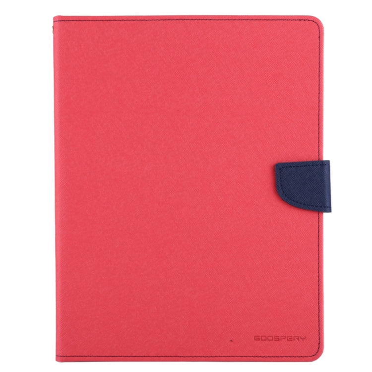 GOOSPERY FANCY DIARY for iPad 4 / 3 / 2 Cross Texture Leather Case with Holder & Card slots & Wallet