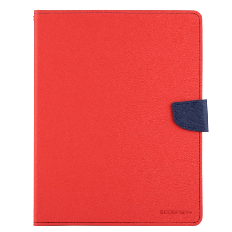 GOOSPERY FANCY DIARY for iPad 4 / 3 / 2 Cross Texture Leather Case with Holder & Card slots & Wallet