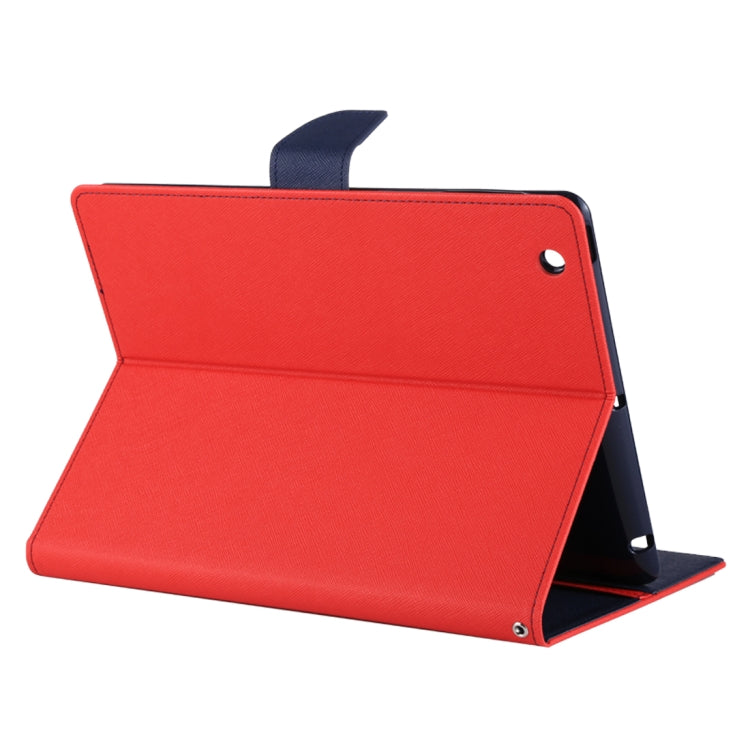 GOOSPERY FANCY DIARY for iPad 4 / 3 / 2 Cross Texture Leather Case with Holder & Card slots & Wallet