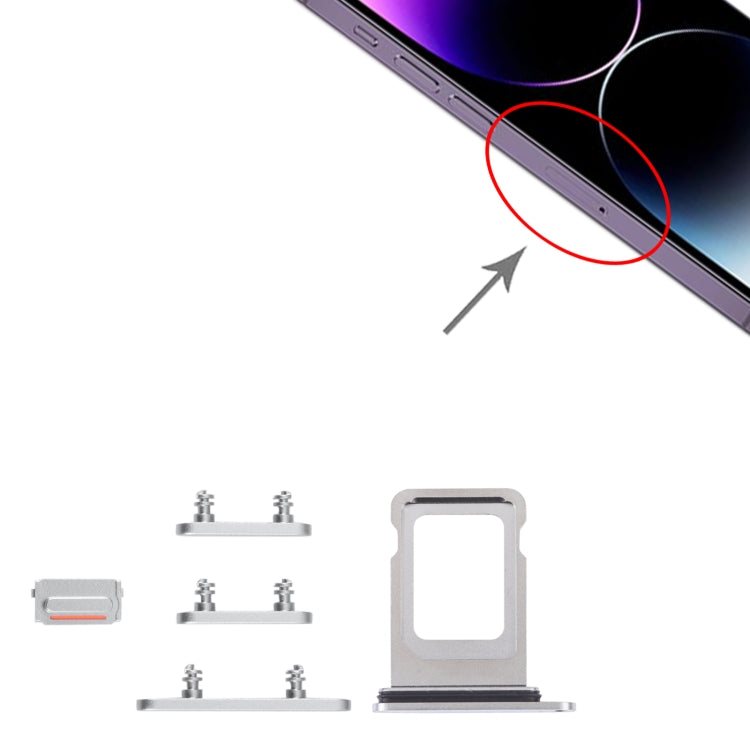 SIM Card Tray + SIM Card Tray + Side Keys for iPhone 14 Pro Max